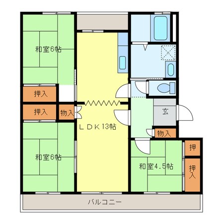 箕浦ビルの物件間取画像